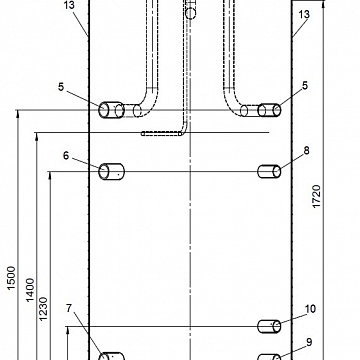 Ємність Гігіенік 1500 л, 25-35-50-70 л/хв Ємність Гігіенік 1500 л, 25-35-50-70 л/хв